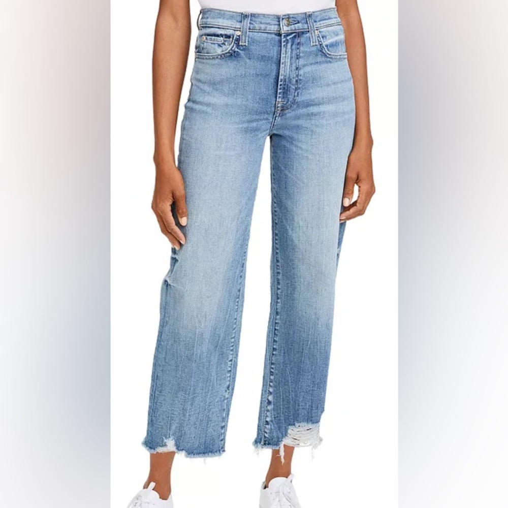 7 For All Mankind Cropped Alexa Jeans